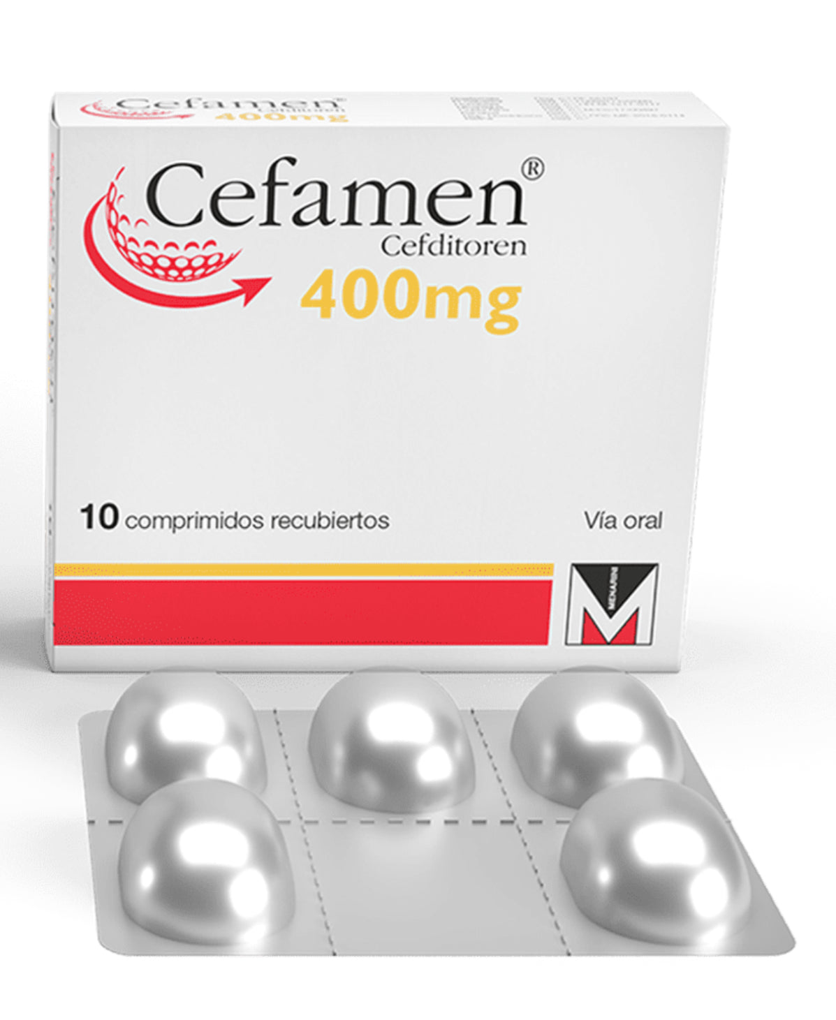 CEFAMEN 400 MG CAJA  X 10 TABLETAS