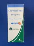 CLARITROMICINA 250/5ML X 60 ML GENERIC
