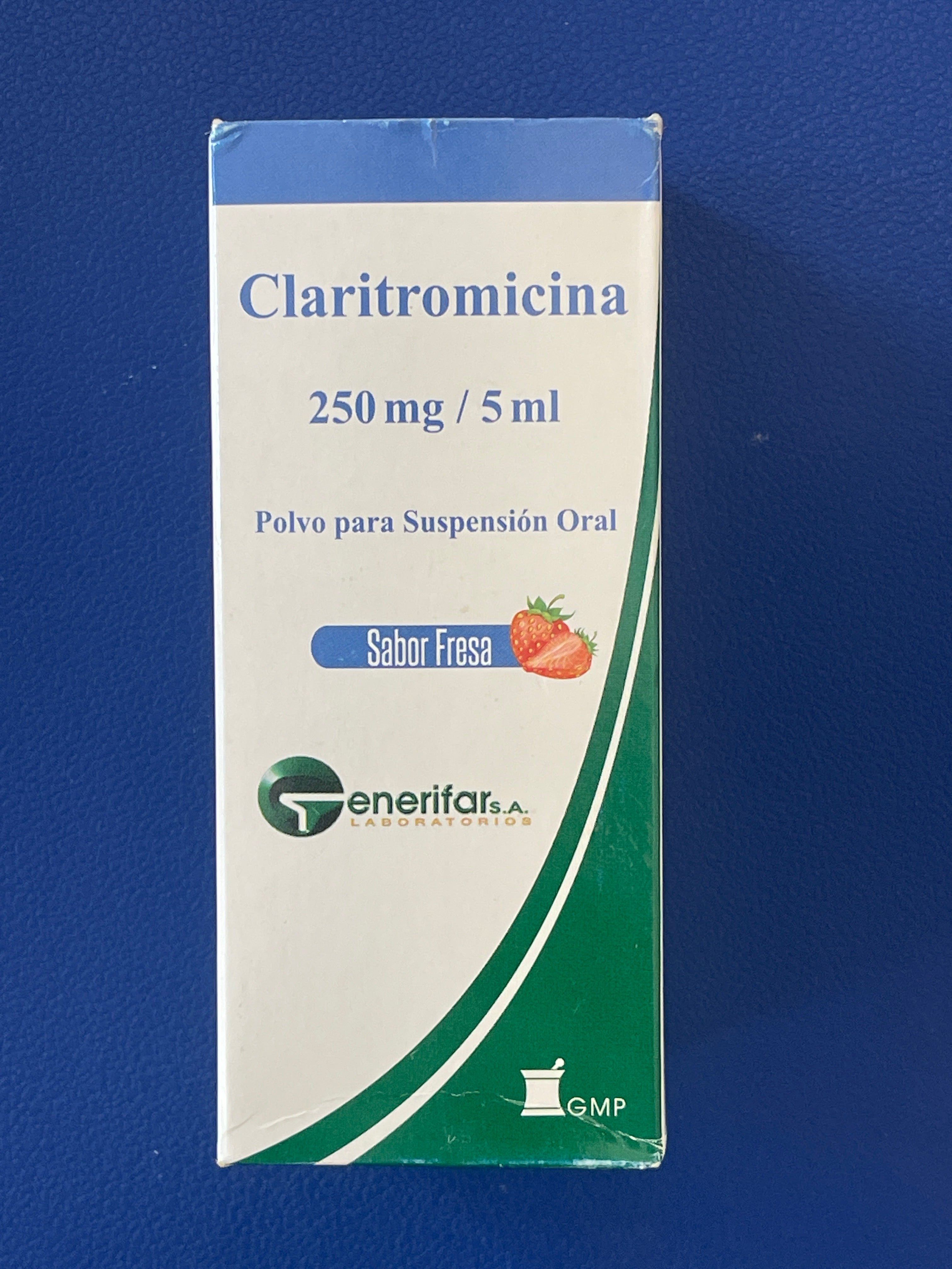 CLARITROMICINA 250/5ML X 60 ML GENERIC