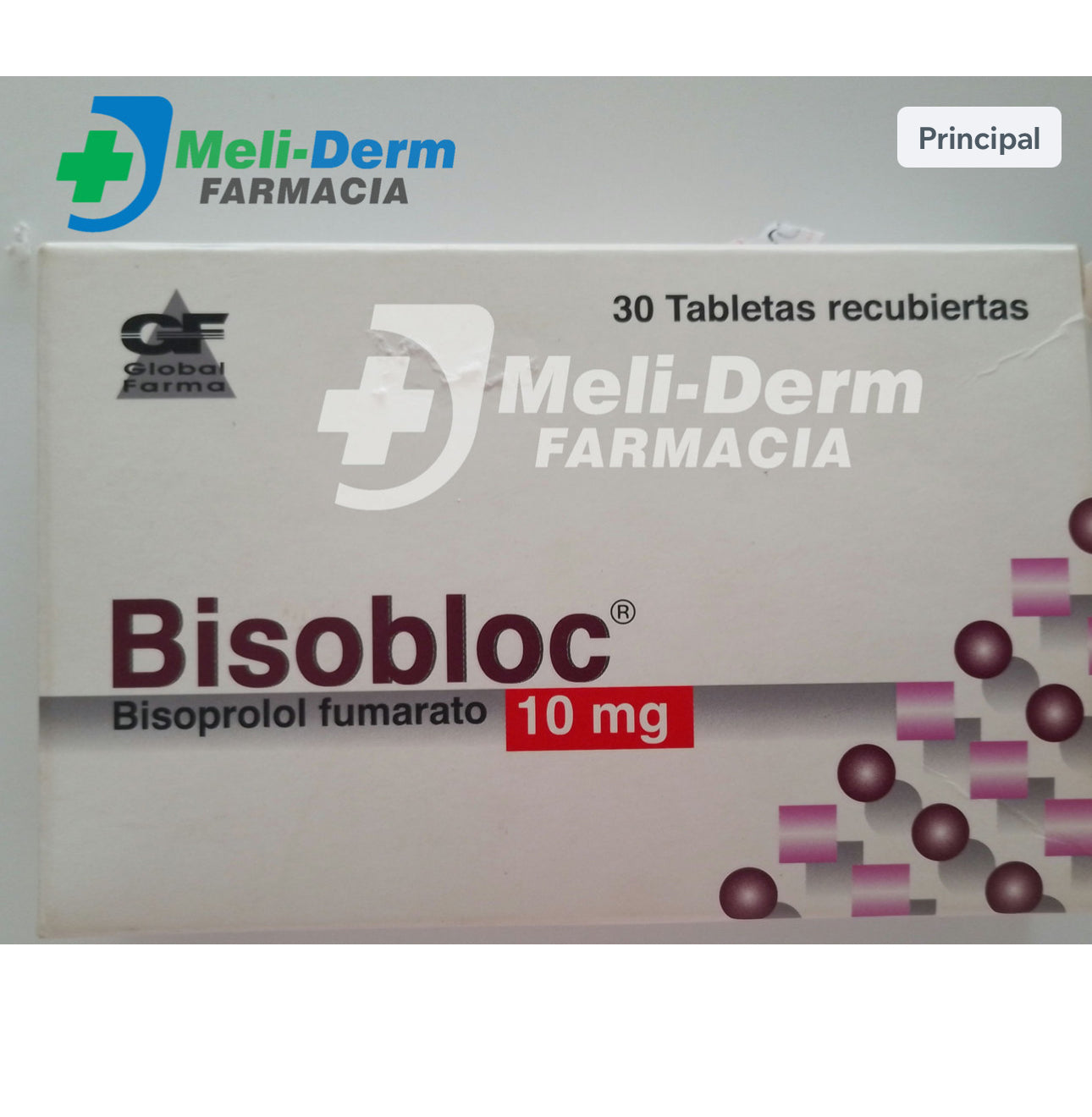 BISOBLOC bisoprolol fumarato 10 mg caja x 30 TABLETAS